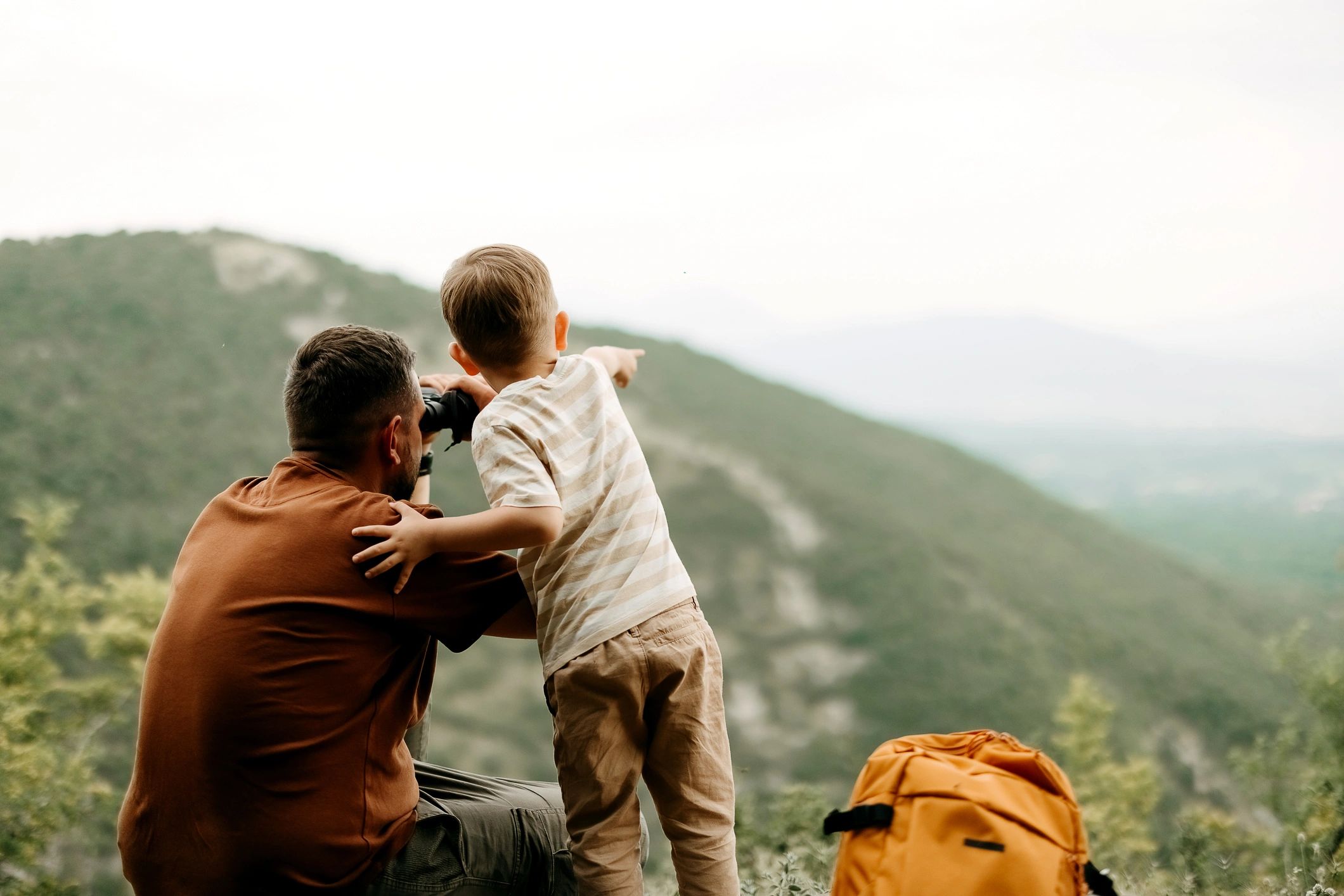 family on travel adventure